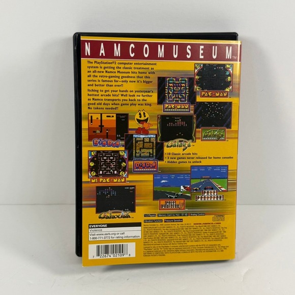PlayStation 2 Namco Museum Greatest Hits Pac-Man Dig Dug Galaga Retro Game - Picture 3 of 6